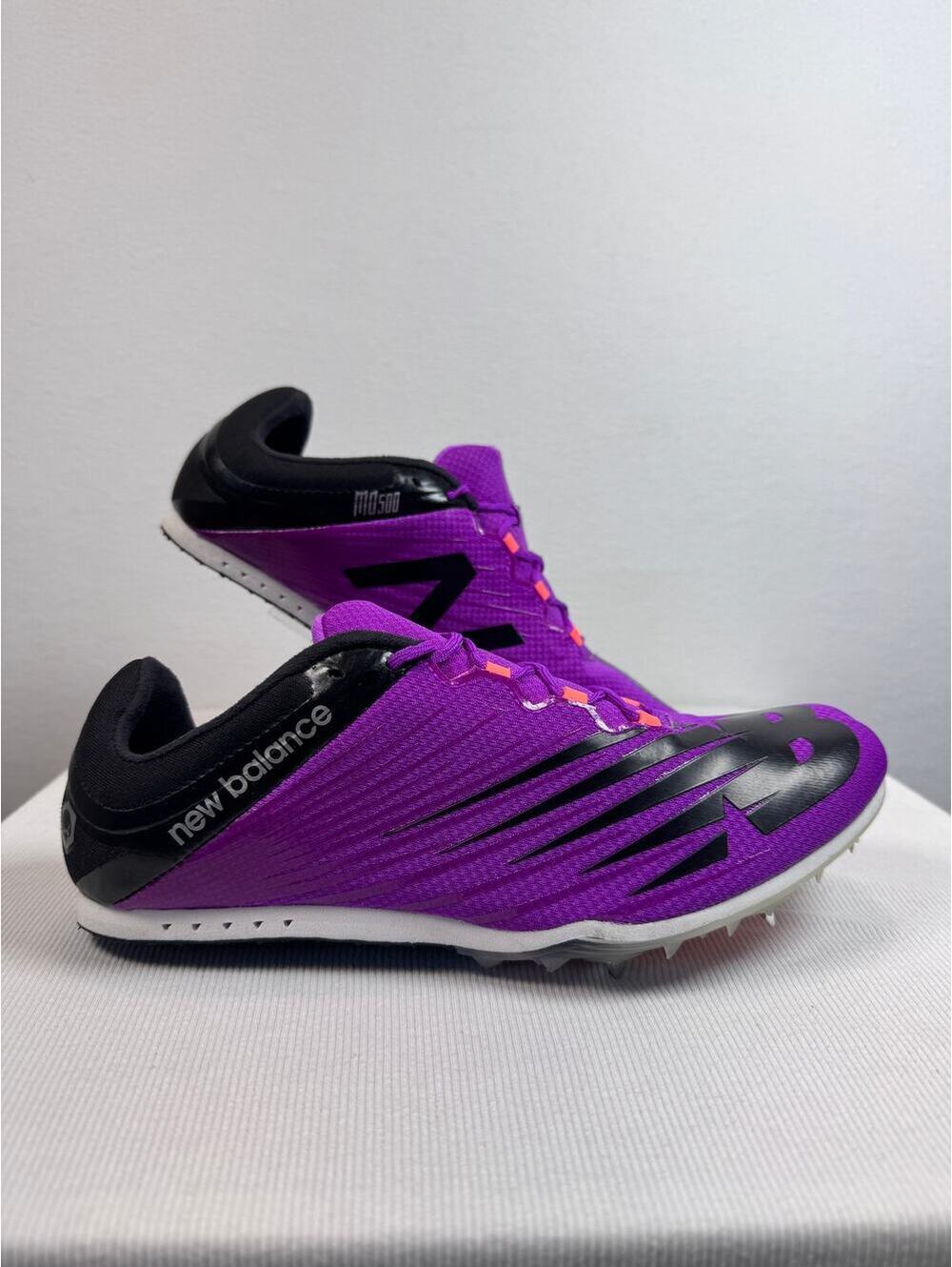 New Balance Track Spikes Women’s 10.5 Purple Black Racing Shoes MD500 v6